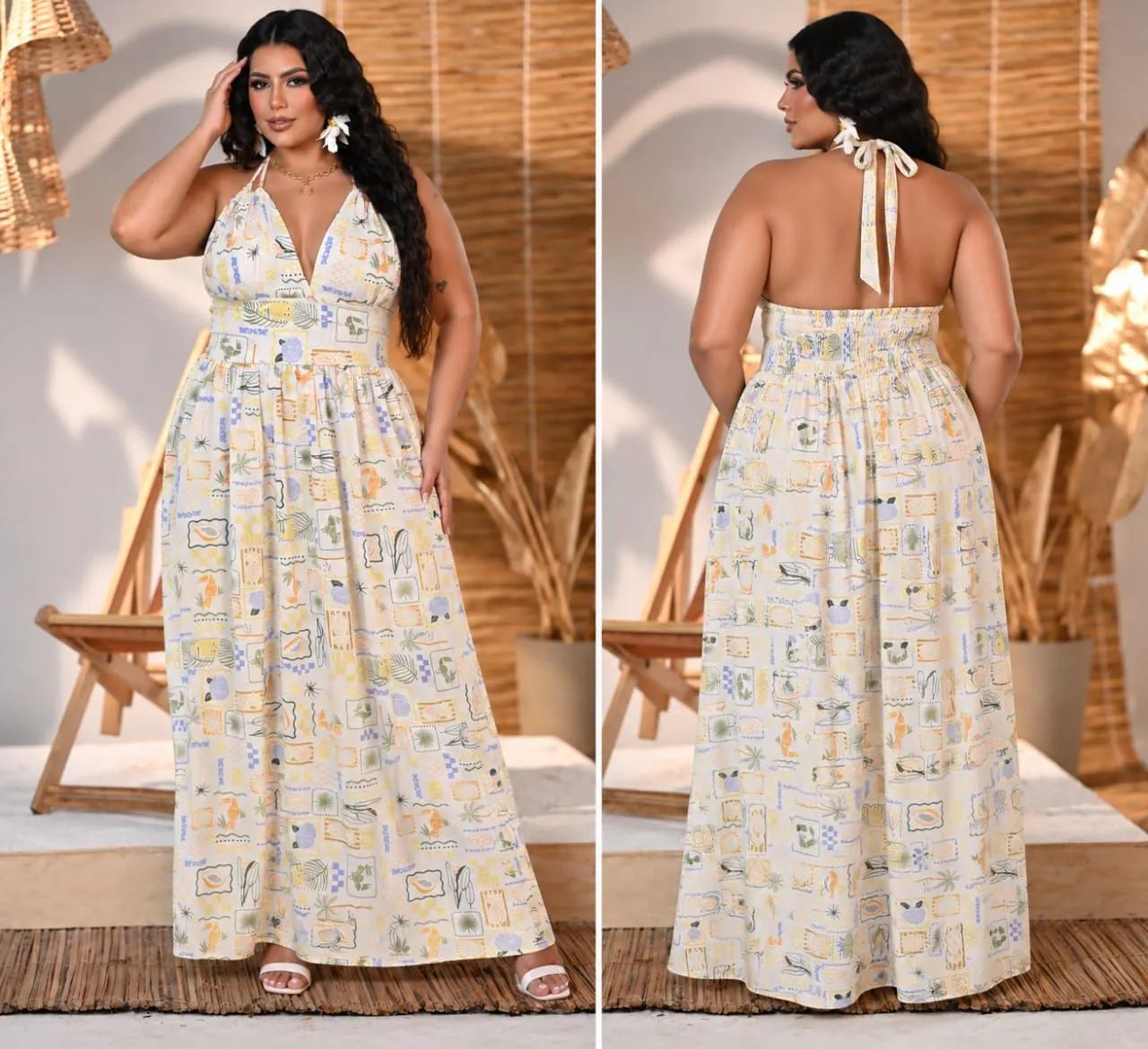 VESTIDO<br>COM ELÁSTEC NAS COSTAS - Foto 4