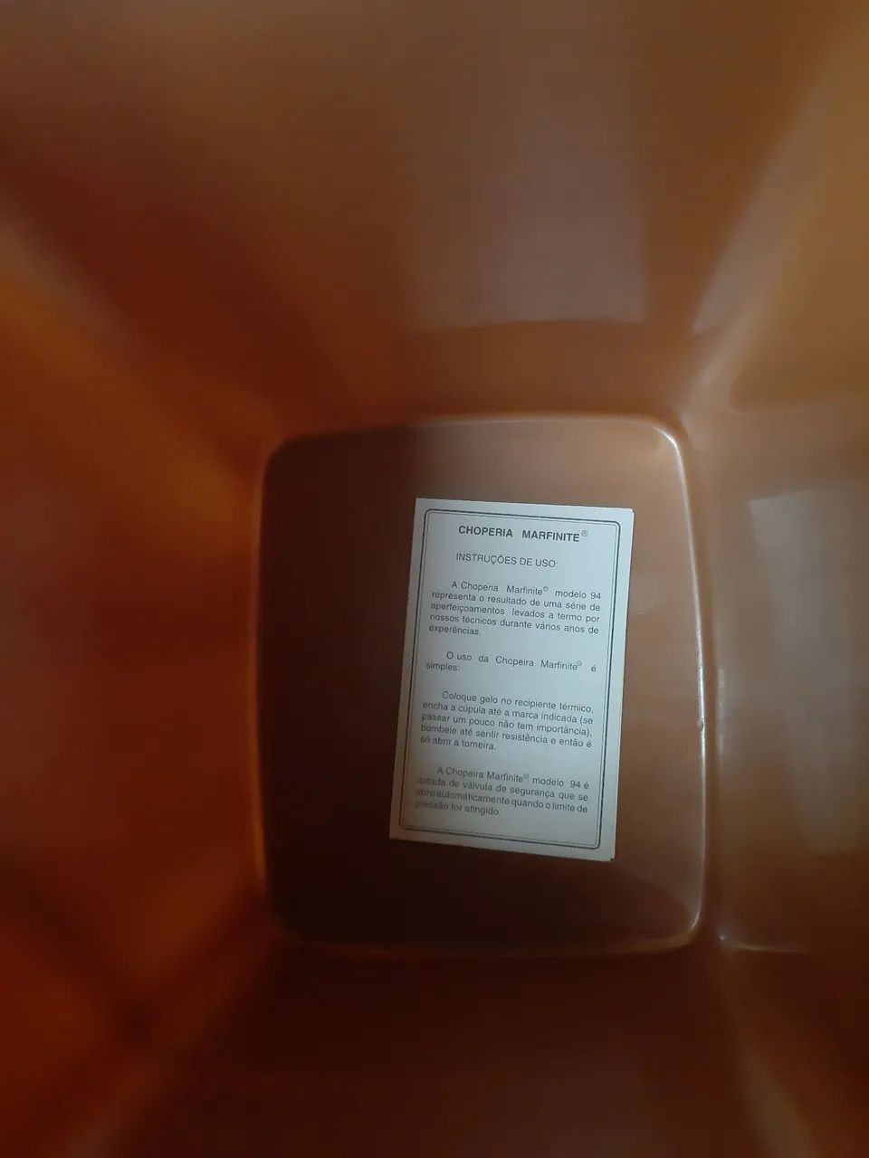 Antiga Chopeira Marfinite década 70/80 nunca usado - Foto 4