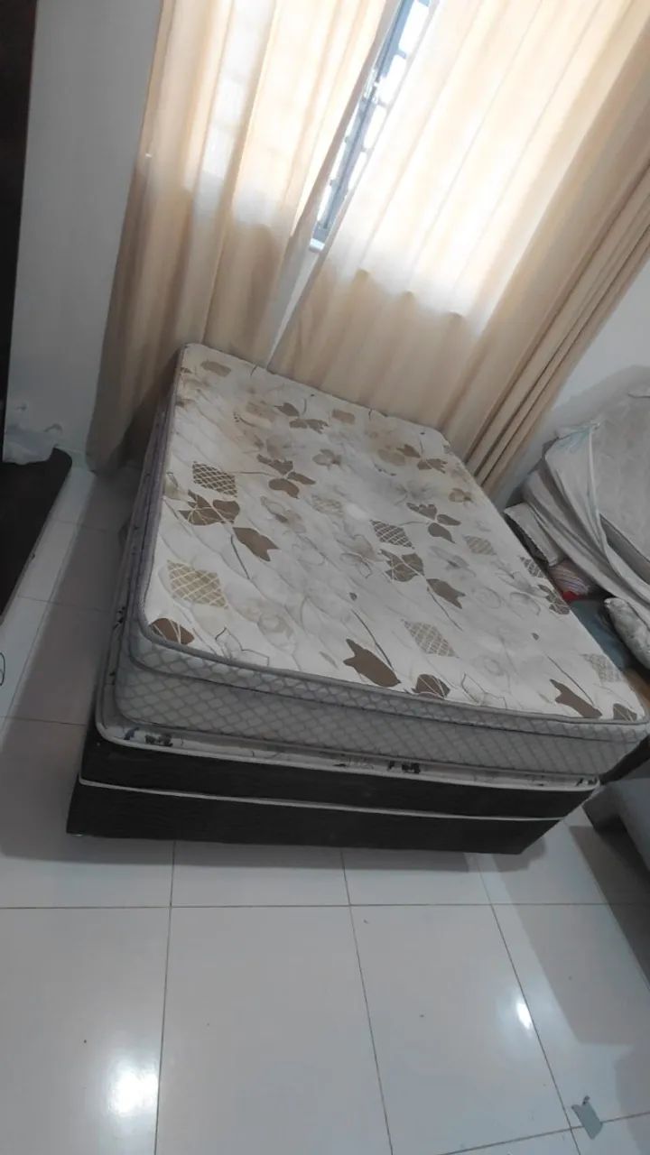 Cama de Casal com Colchão de Casal