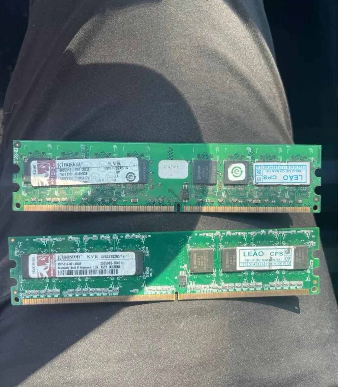 Kit C/ 4 Memórias RAM Antigas (DDR1 e DDR2)  - Foto 3