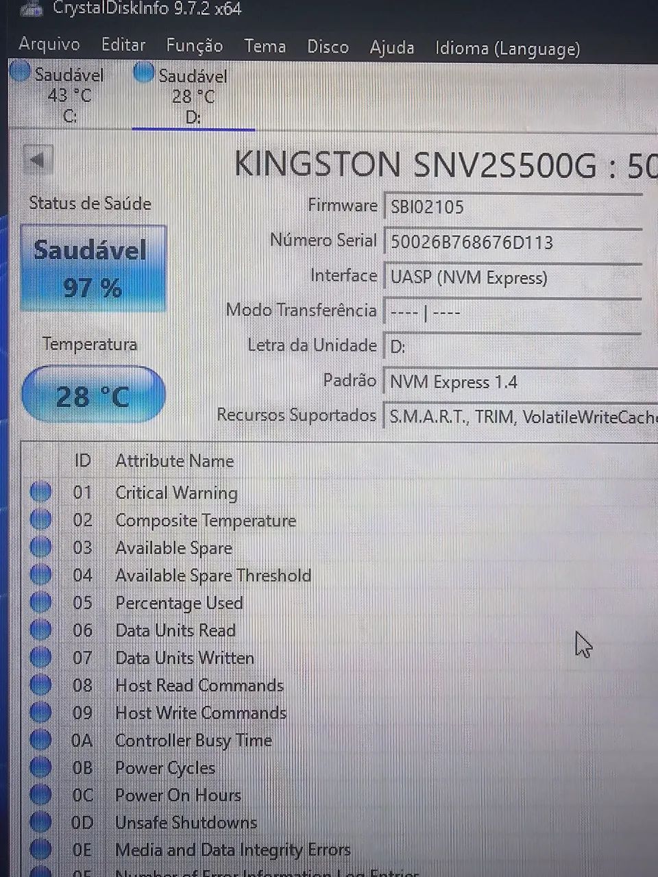 Ssd Kingston Nv2 500GB Pci 4.0 - Foto 2