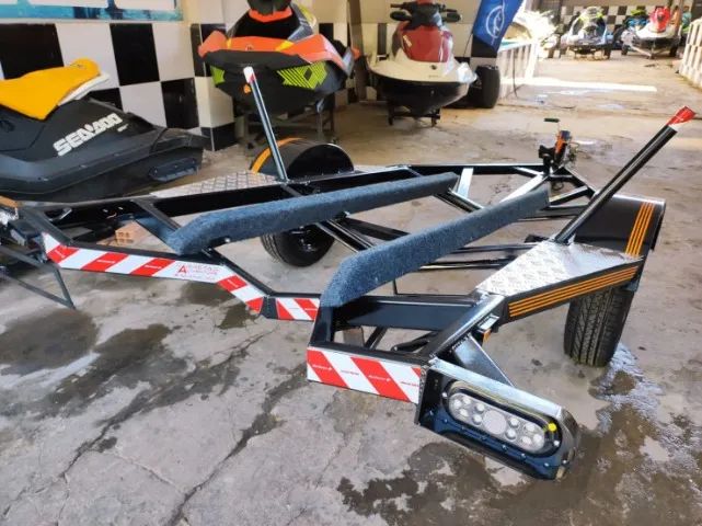 "Carretinha pra jet ski nova paralama pra rodas até aro 17  Menor preço de Goiânia e regiã - Foto 2