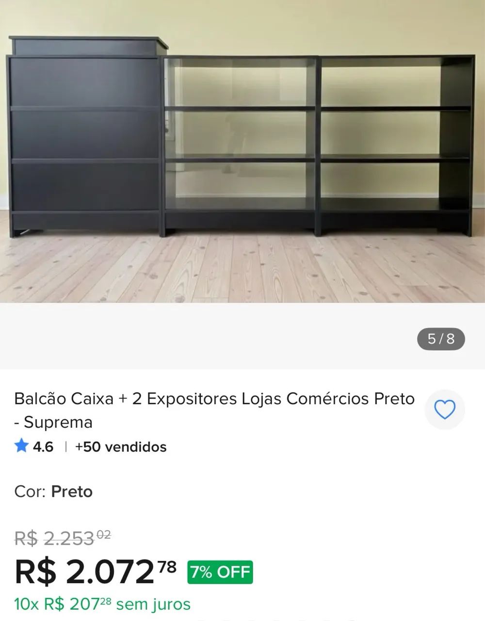 Balcão caixa com 2 expositores  - Foto 4