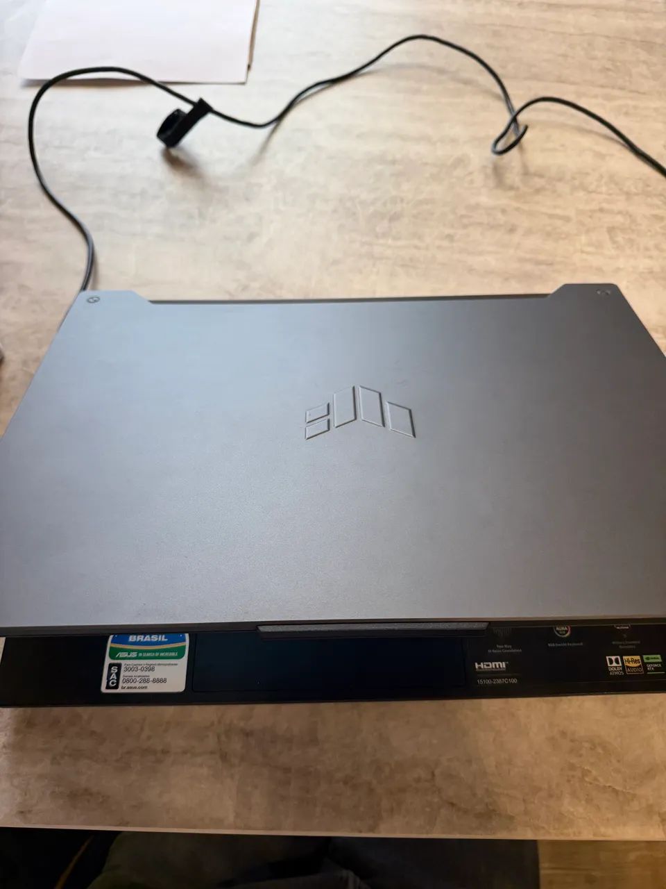 NOTEBOOK GAMER ASUS TUF GAMING F15 