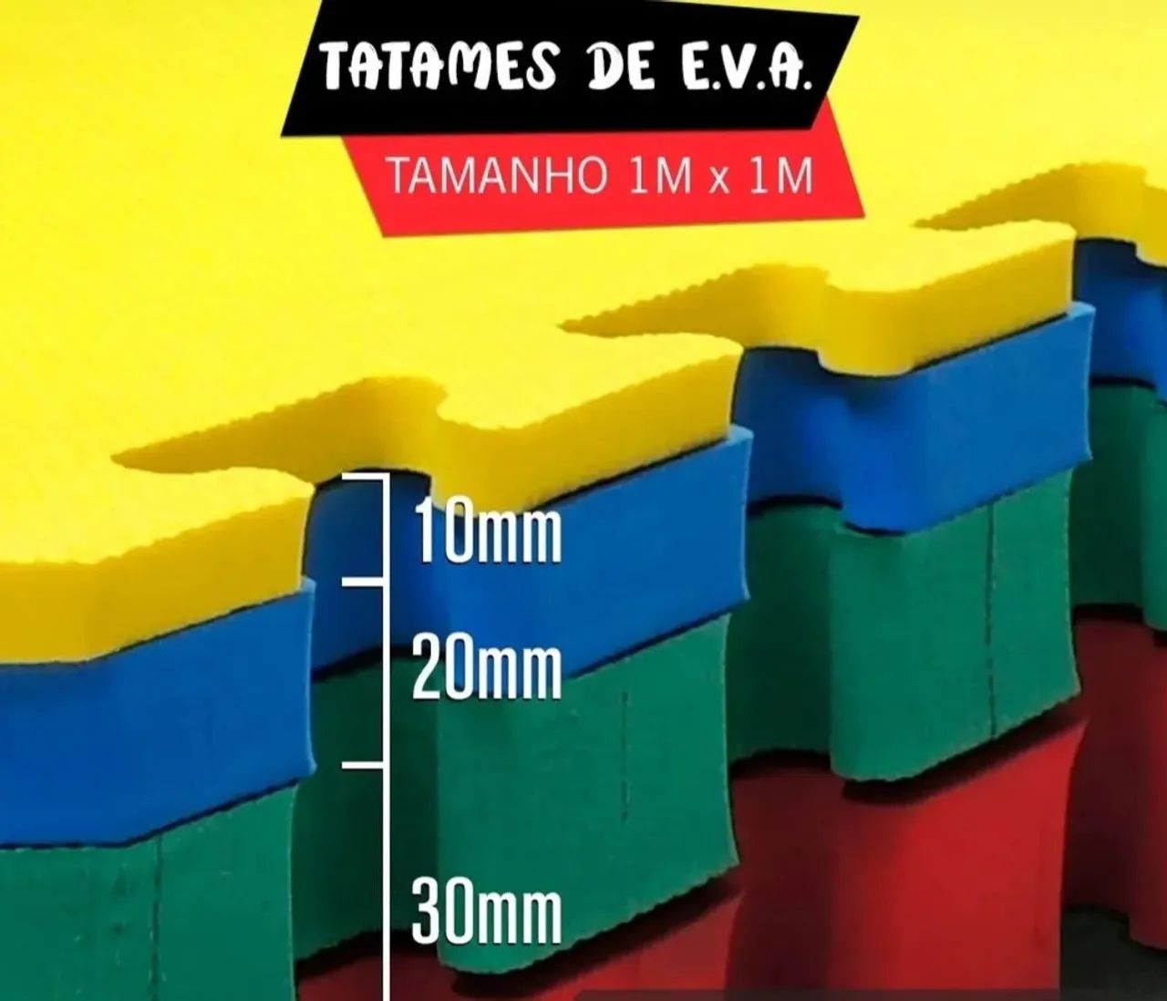 Tatames 20mm de Espessura  - Foto 3
