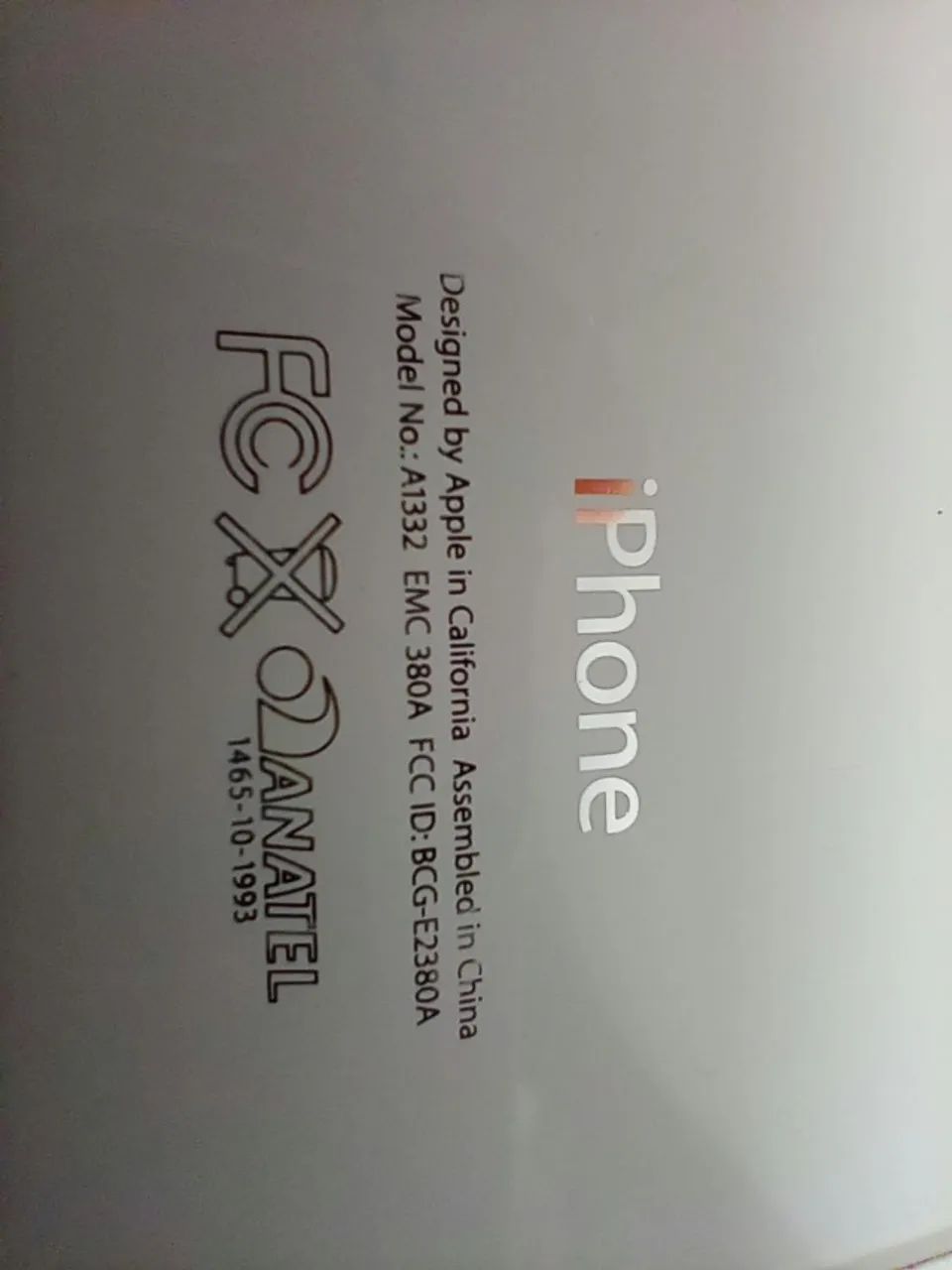 iphone 4 branco a1332 sucata - Foto 4