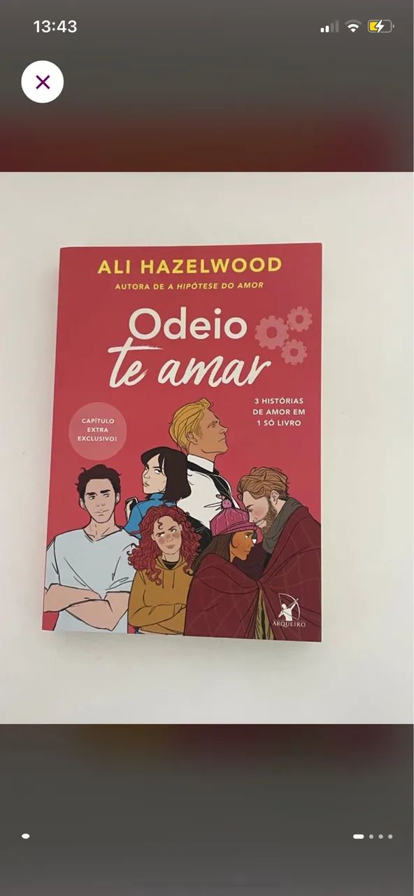 Livro ODEIO TE AMAR