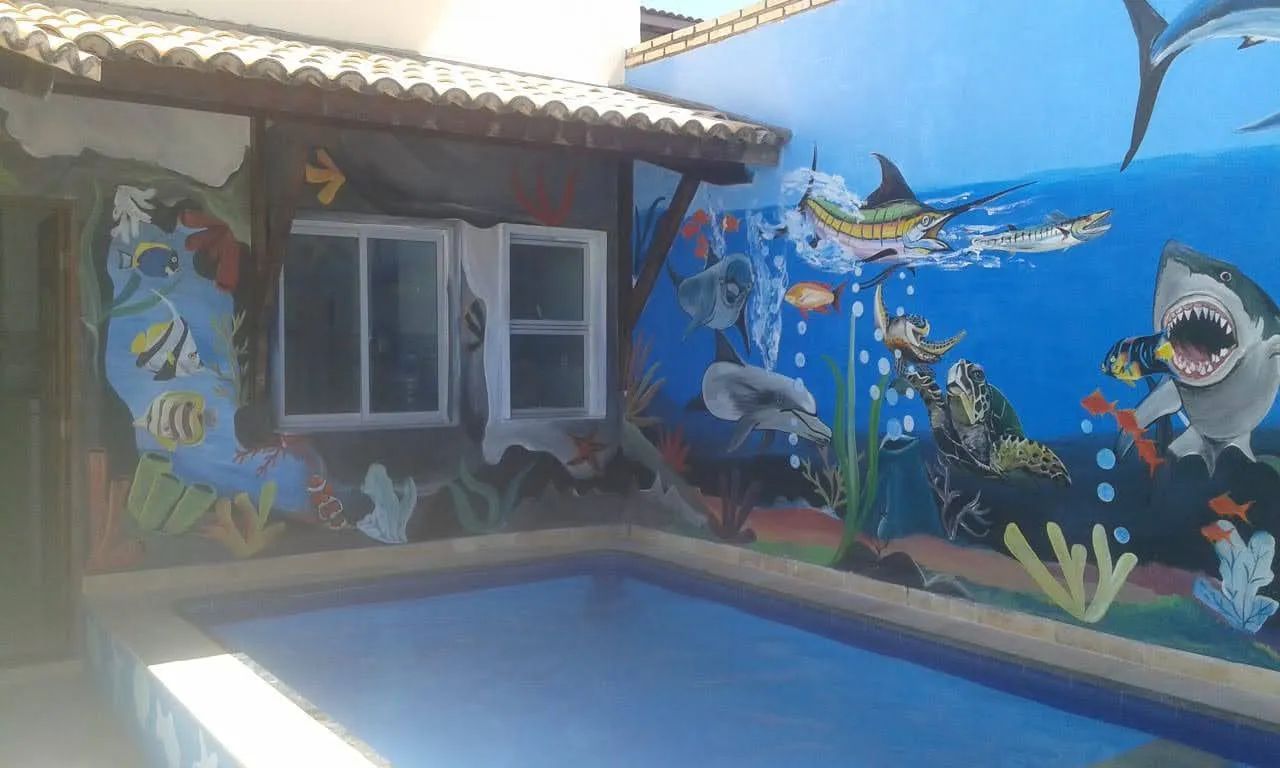 Alugo casa na praia,com cinco quartos, piscina e internet. - Foto 2