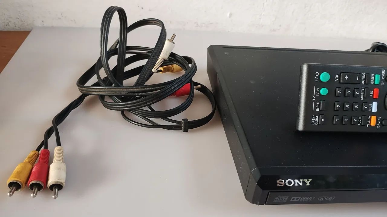DVD de mesa pequeno Sony completo - Foto 5