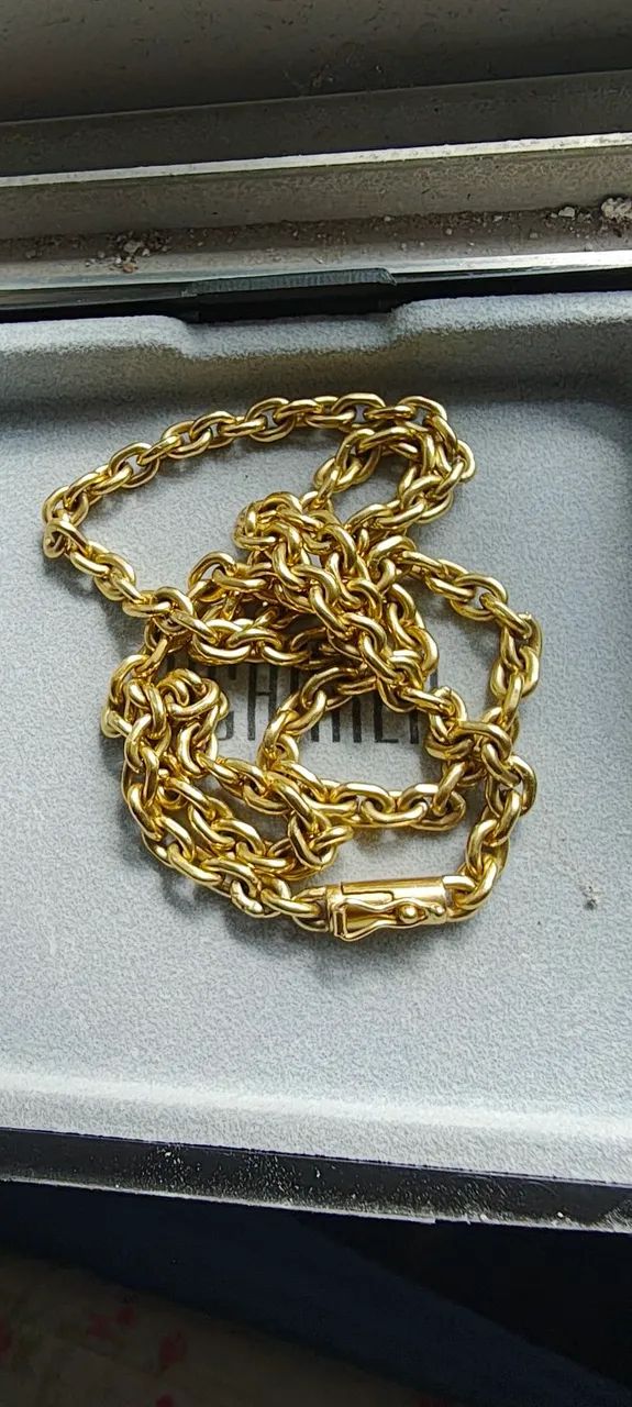 CORDÃO DE OURO 18K MACIÇO  - Foto 4
