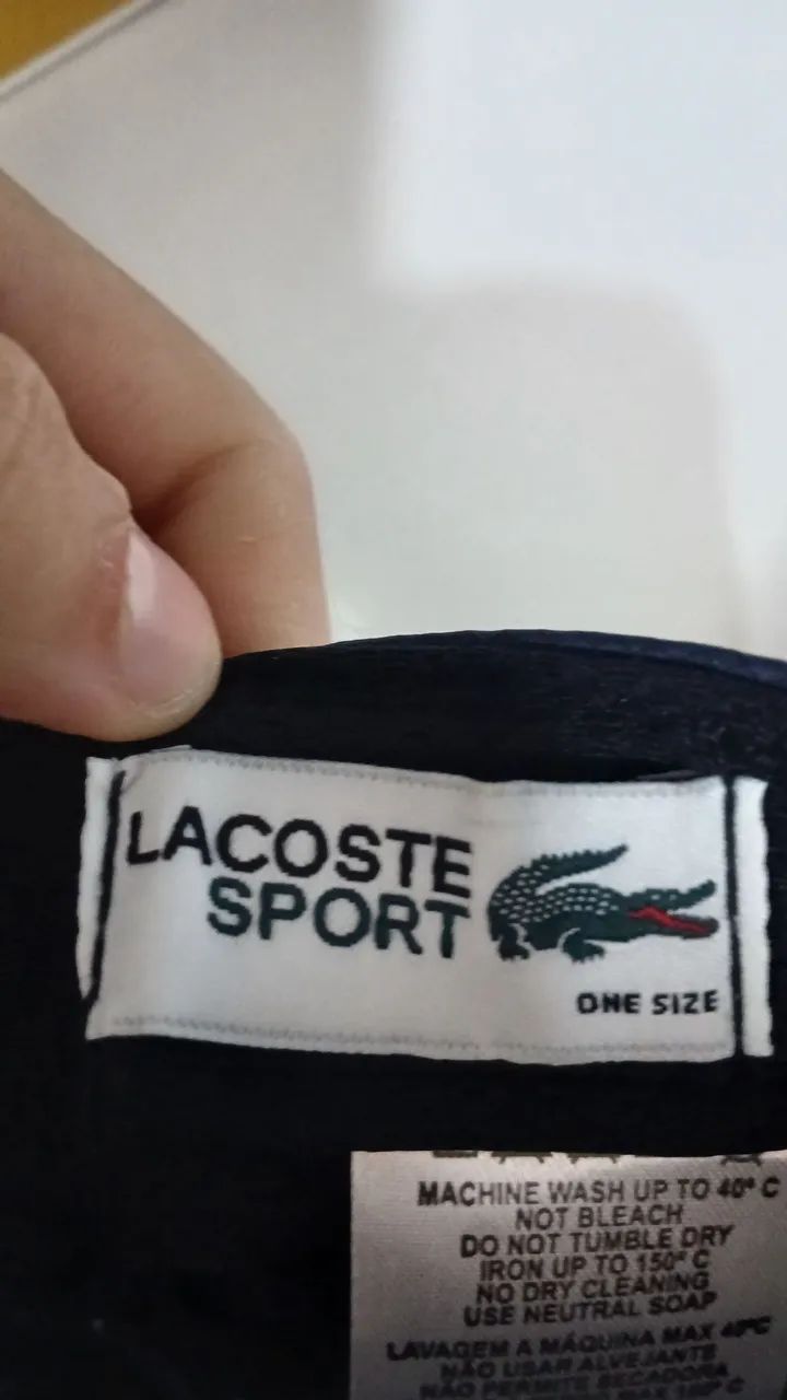 Boné lacoste sport 2 listras - Foto 4