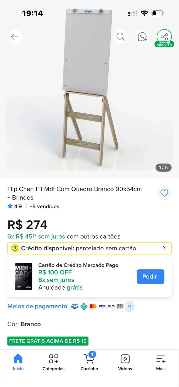 Flip chart pouco uso!  - Foto 3