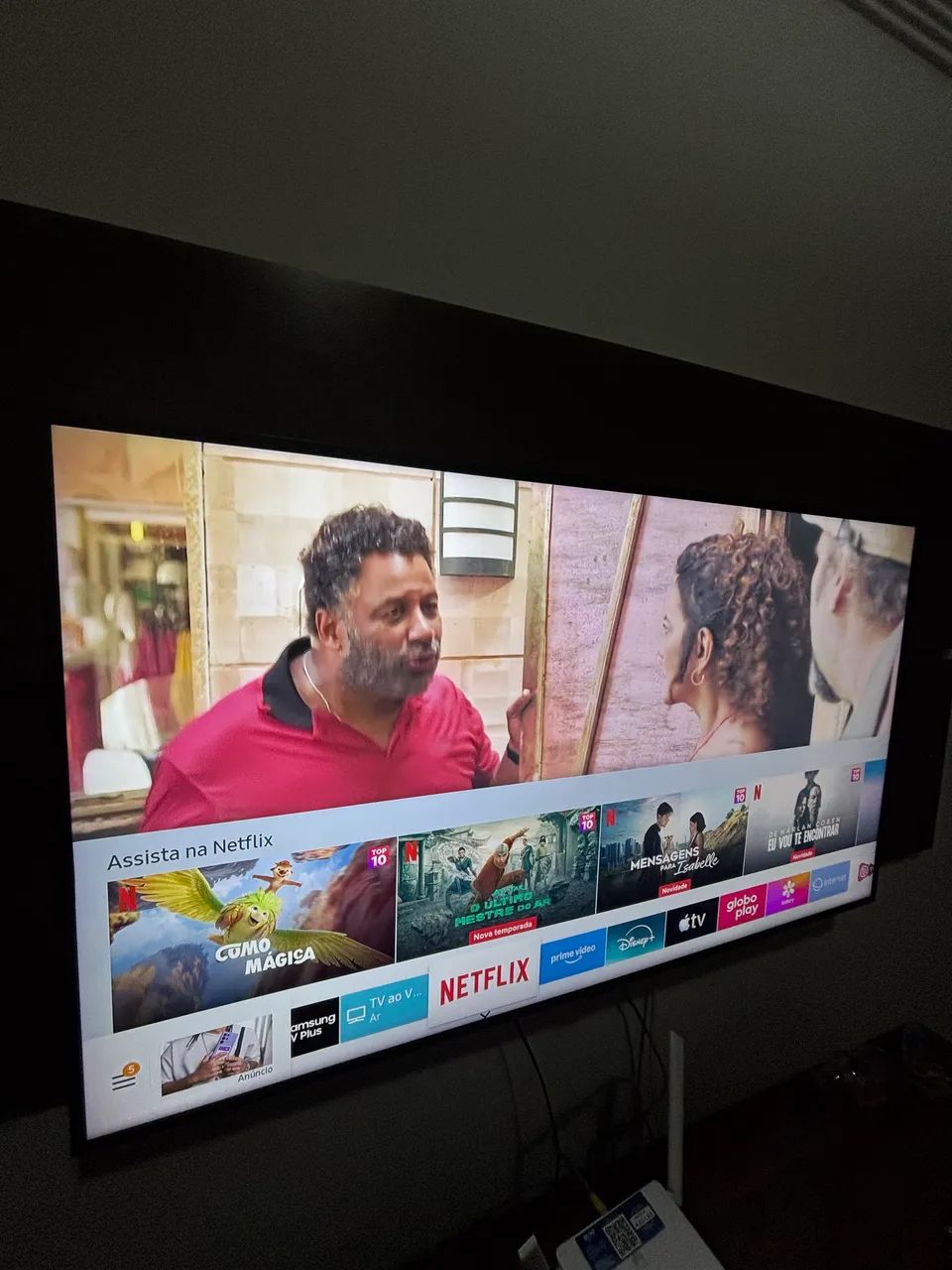 Cinema em casa | 55 Polegadas 4K Samsung | Smart TV Completa e nova