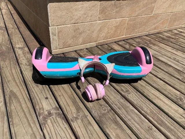 Hoverboard com led e Bluetooth + fone de ouvido - Foto 3