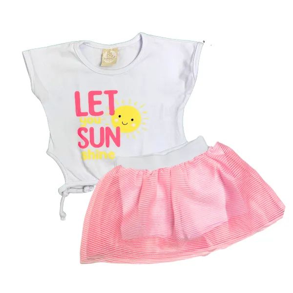 Kit Infantil 4 Conjuntos Verão Menina - Foto 5