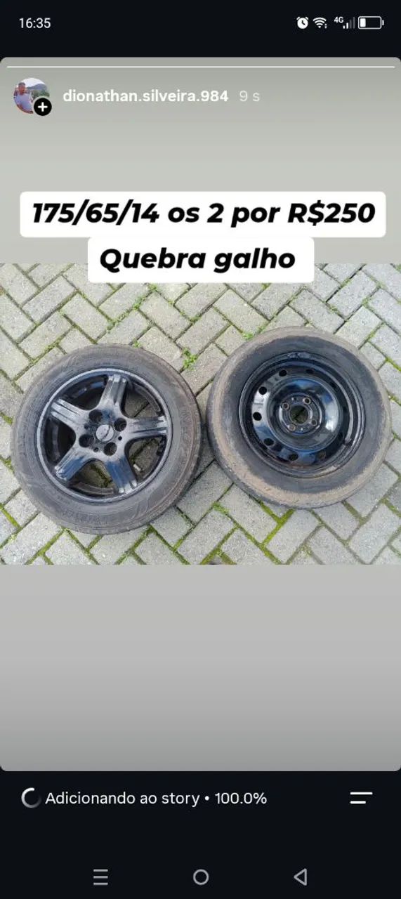 2 estepe arro 14 para carro 