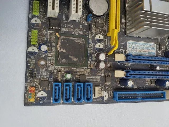 placa mãe e-max para peças - Foto 5