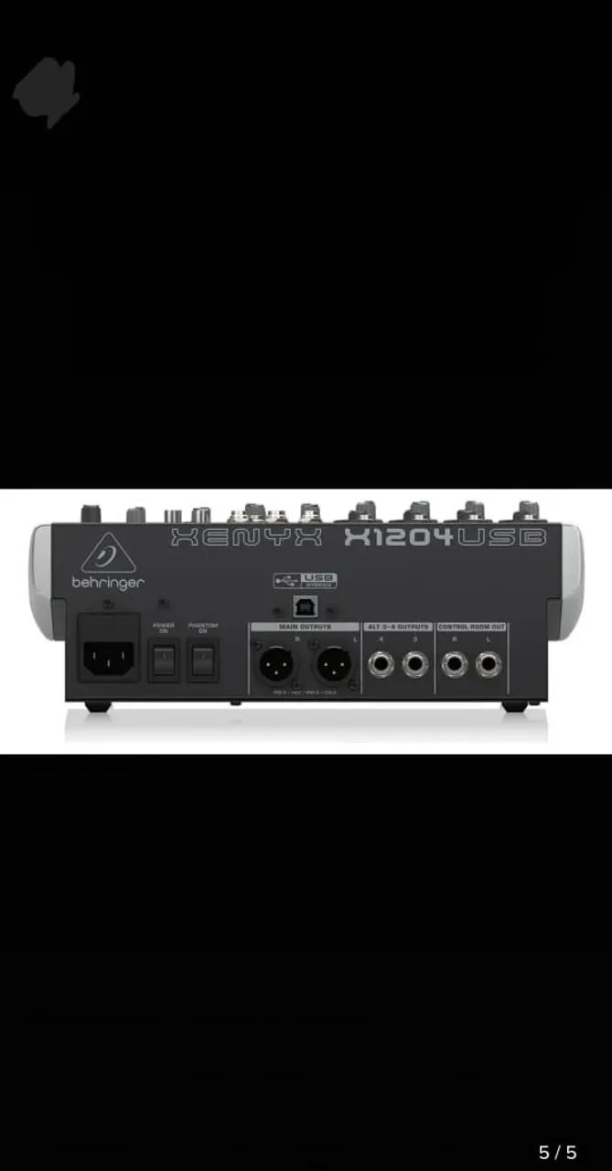 MESA DE SOM BEHRINGER XENYX 1204 NOVA - COM EFEITOS DE VOZ - BIVOLT - Foto 3