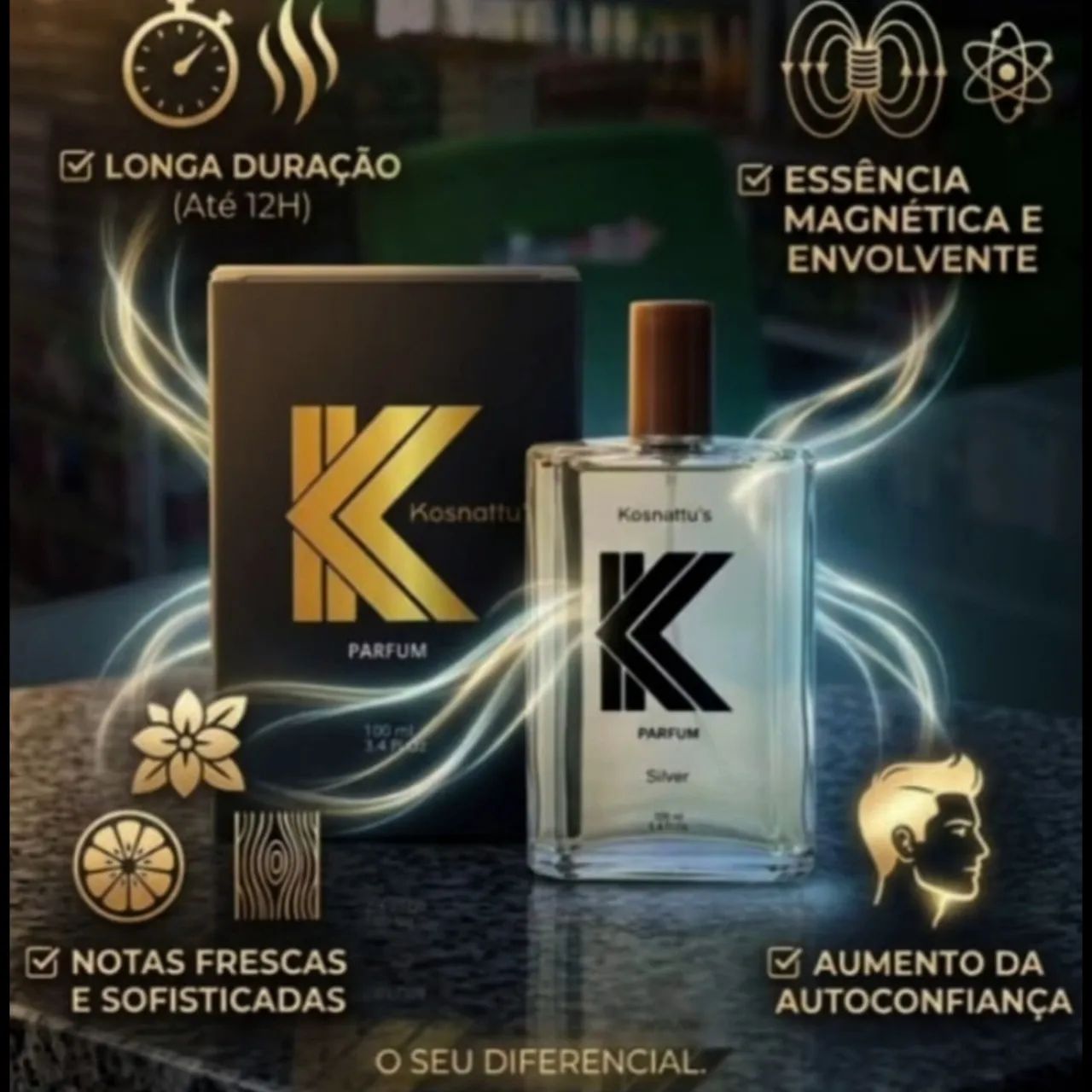 VENDO PERFUMES KOSNATTU'S ACOMPANHA AMOSTRA GRÁTIS - Foto 3