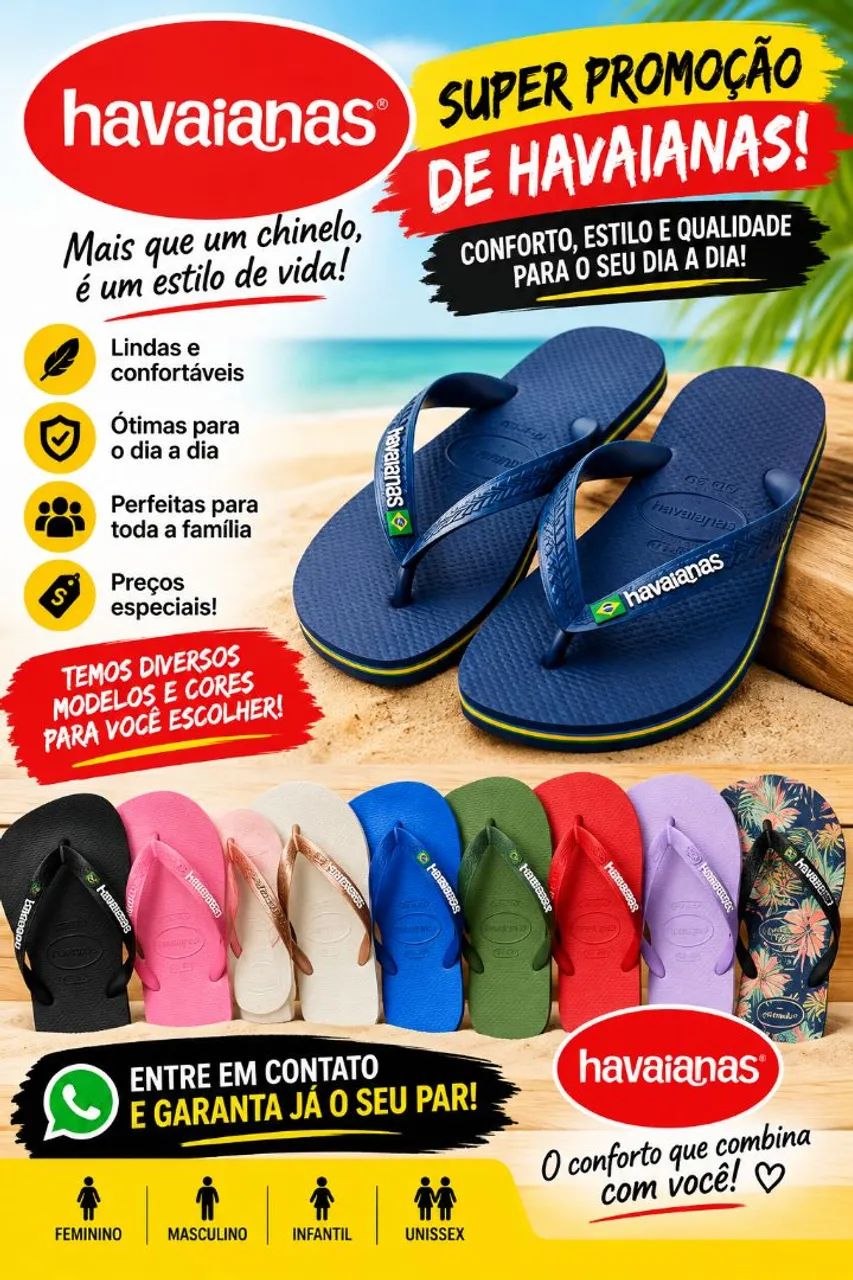 Vendo havaianas 