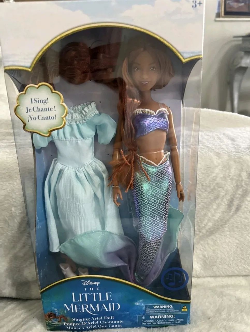 BONECA BARBIE ARIEL LIVE ACTION PEQUENA SEREIA NOVA LACRADA - Foto 2