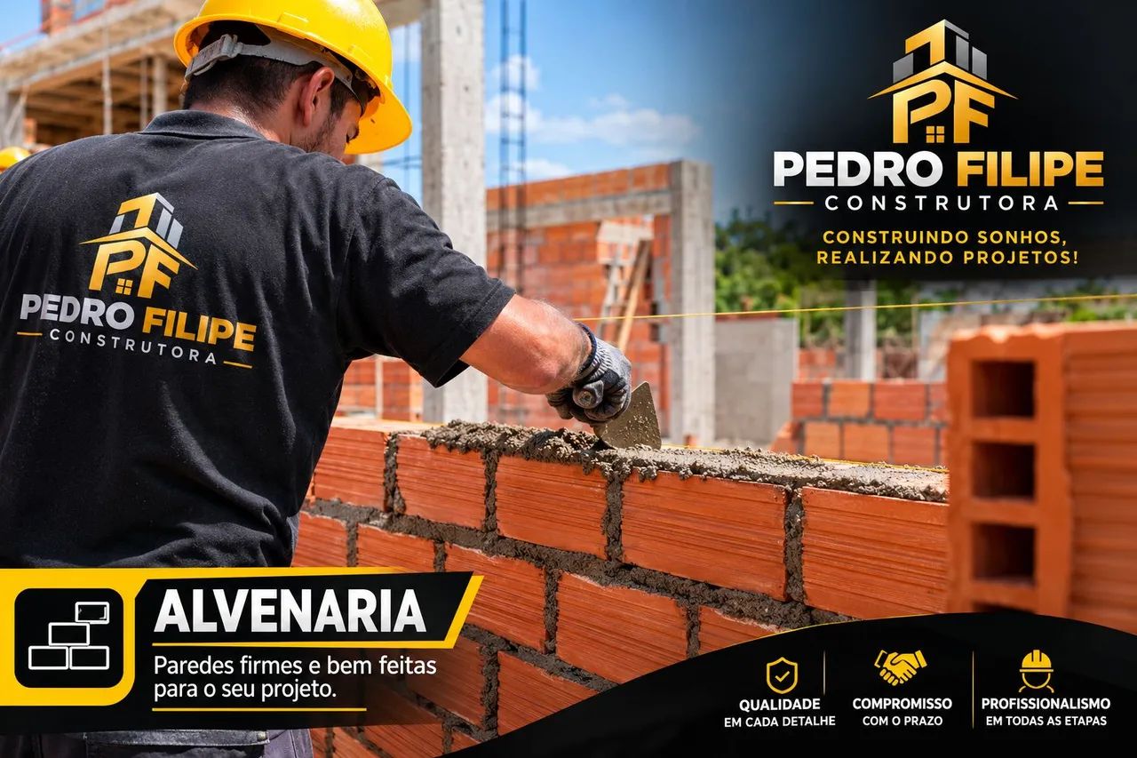 Pedreiro com equipe. - Foto 3