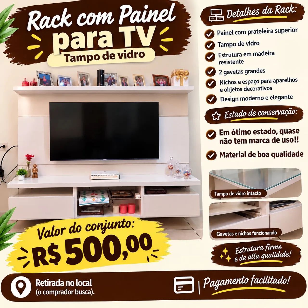 Vendo RACK EM BOM ESTADO 