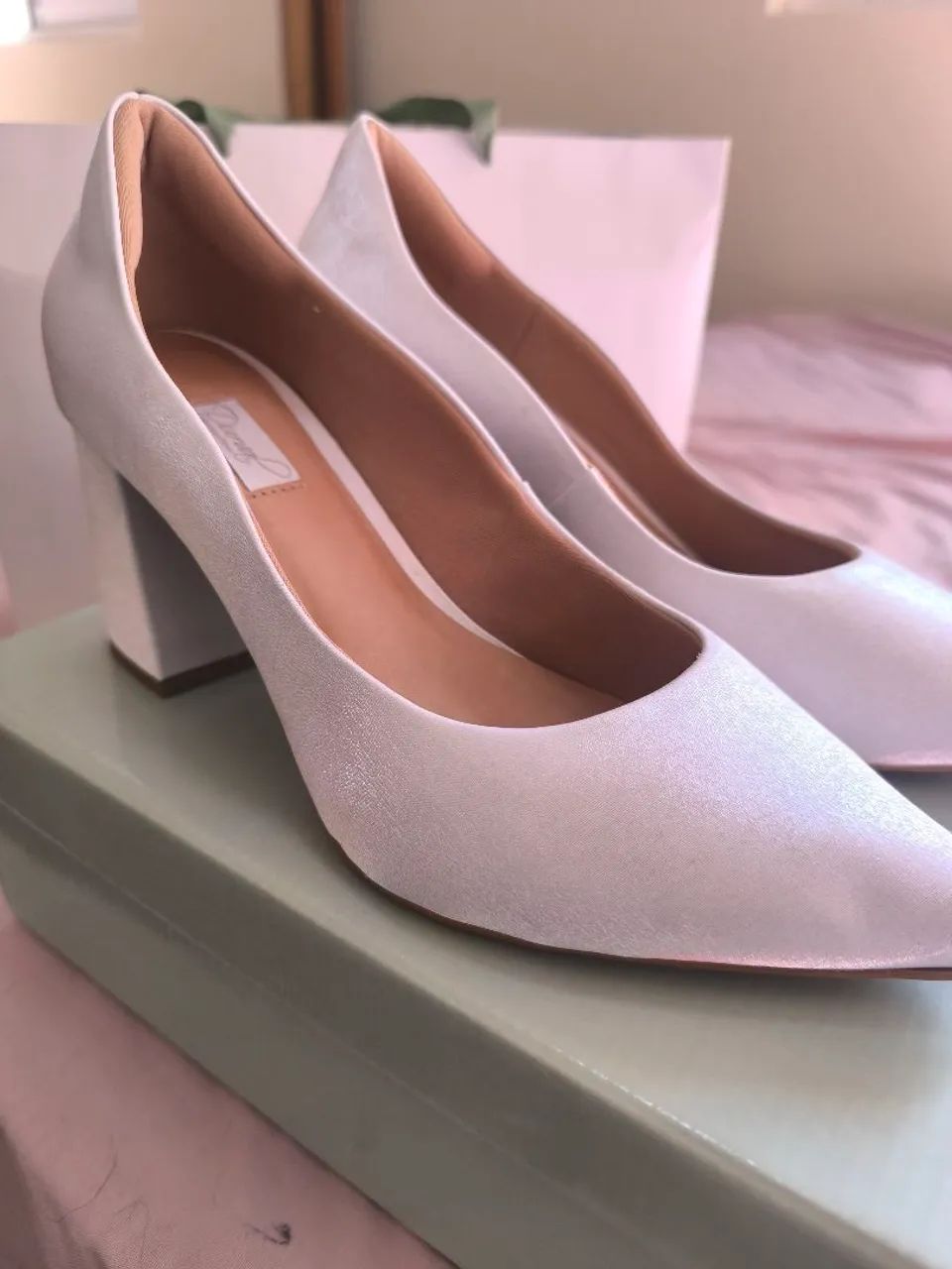 Scarpin Branco Durval - noiva  - Foto 3
