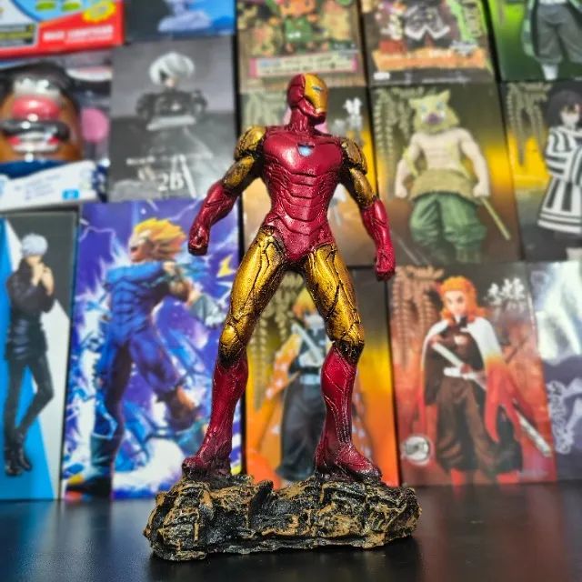 Action Figure Iron Man (Marvel)® 22 cm | Estatueta Colecionável