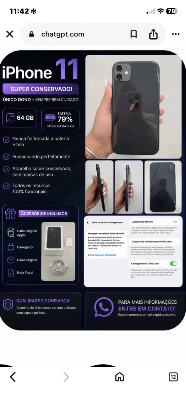 iPhone 11 - Foto 2