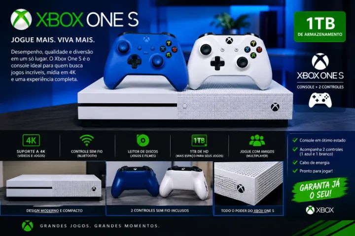 Console Xbox One S 1TB - Foto 2
