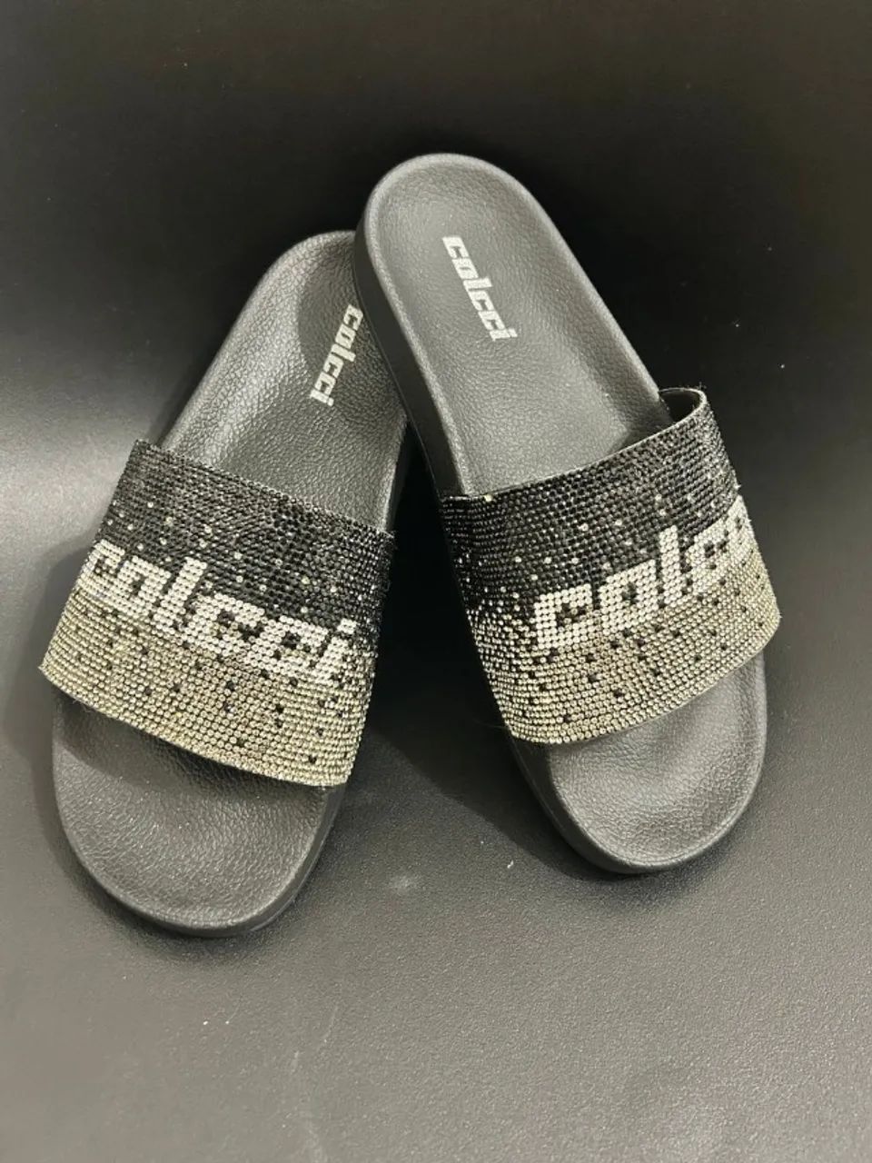 chinelo colcci preto 37/38