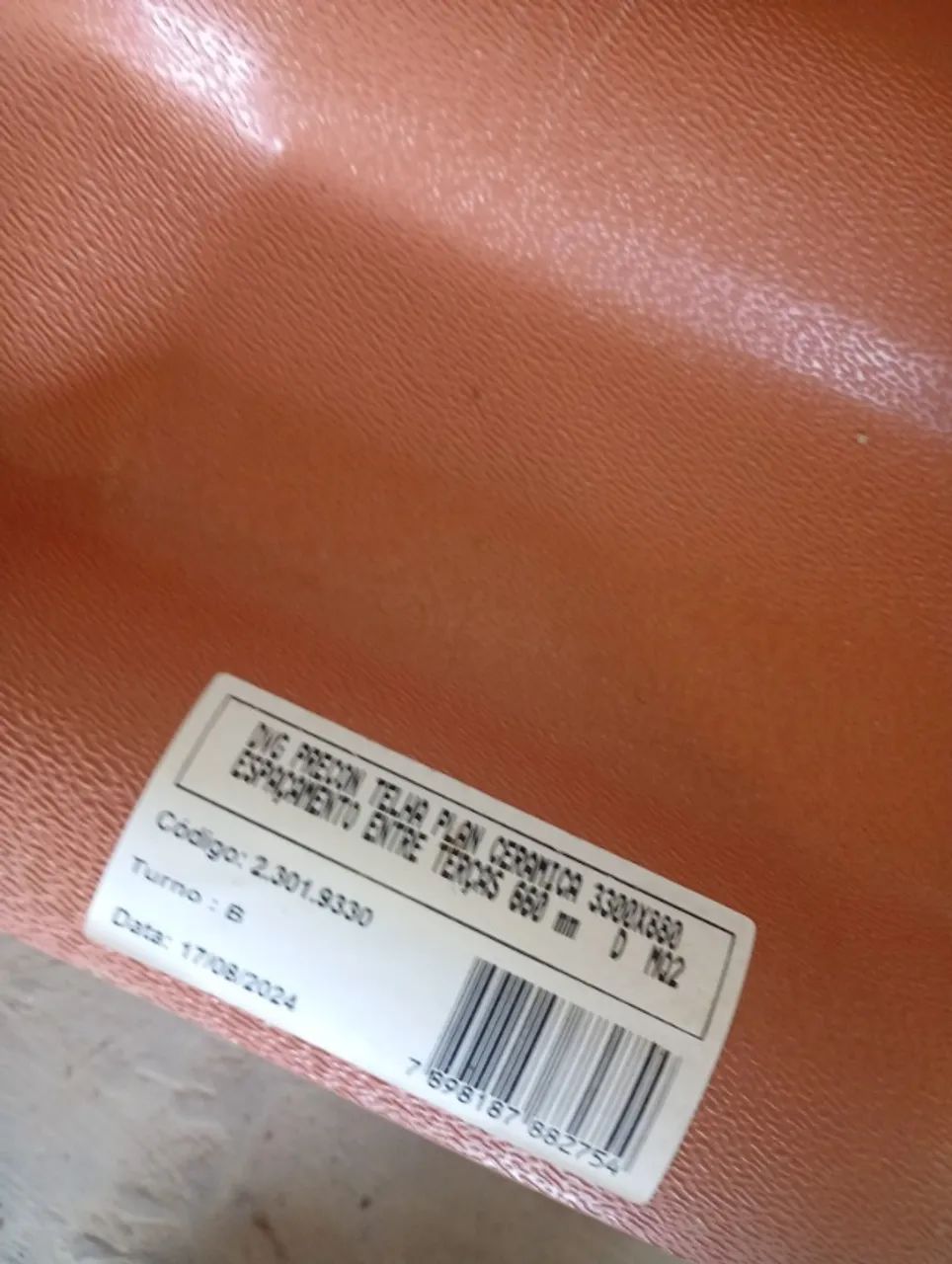 Telhas precon PVC 3,30X080 novas  - Foto 2