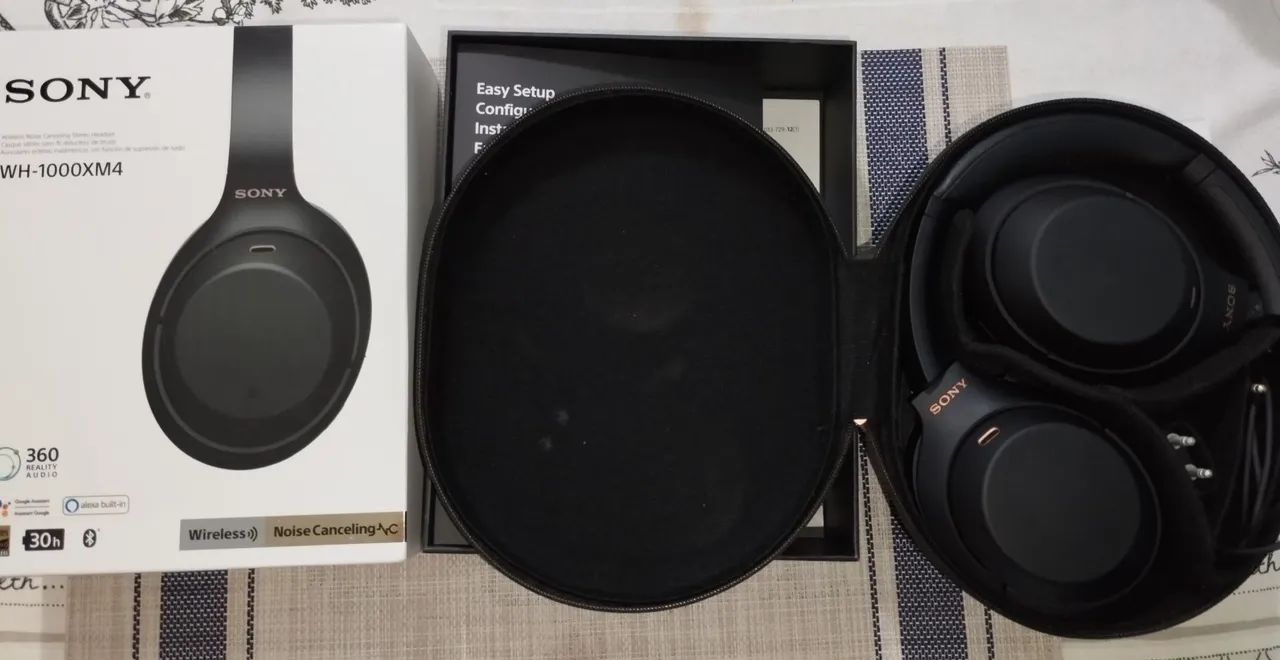 Fones Sony WH-1000XM4 Bluetooth  - Foto 5
