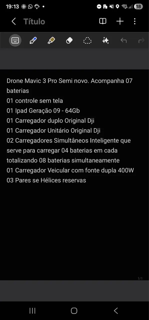 Drone DJI Mavic 3 Pro Fly More - Semi Novo + Kit Completo | 7 Baterias - Foto 4