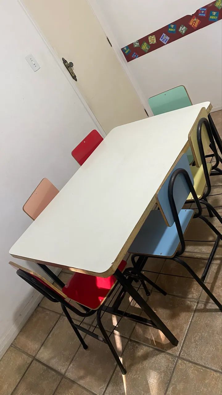 Mesas e cadeiras escolares infantil - Foto 3