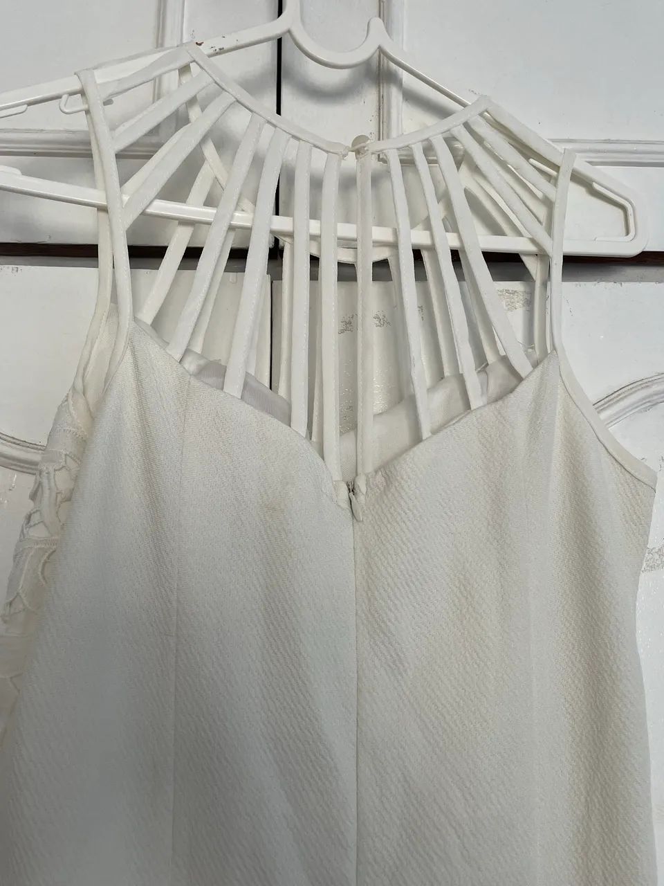 Vestido rendado branco  - Foto 4