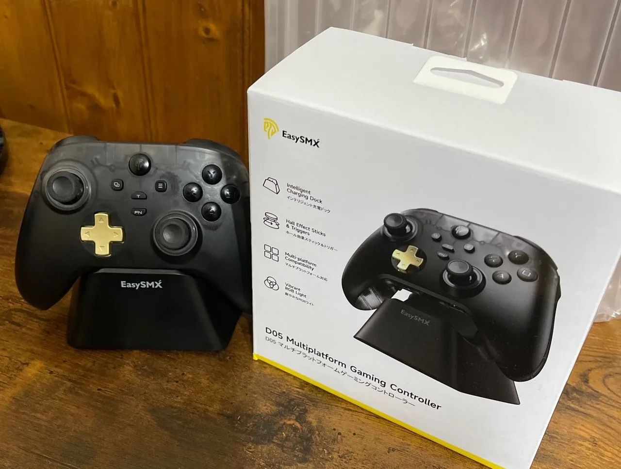 Controle Gamer EasySMX D05 multi plataforma com hall efect e base de carregamento. - Foto 3