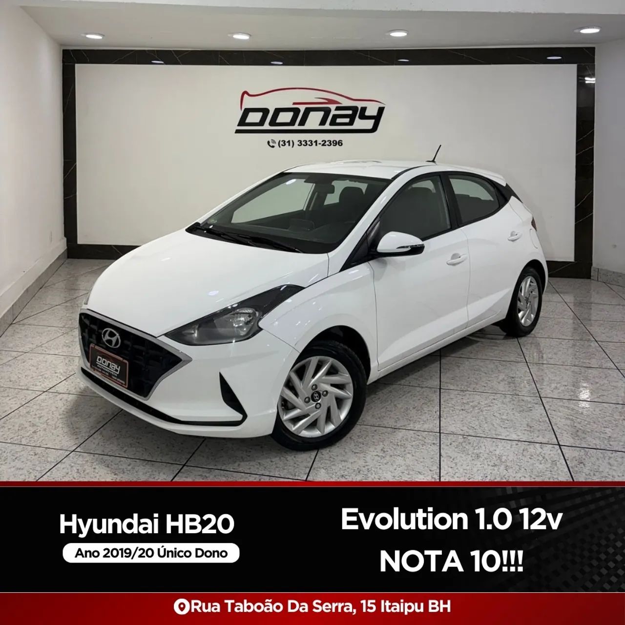 Hyundai HB20 Evolution 1.0 Flex 12V MEC 2020