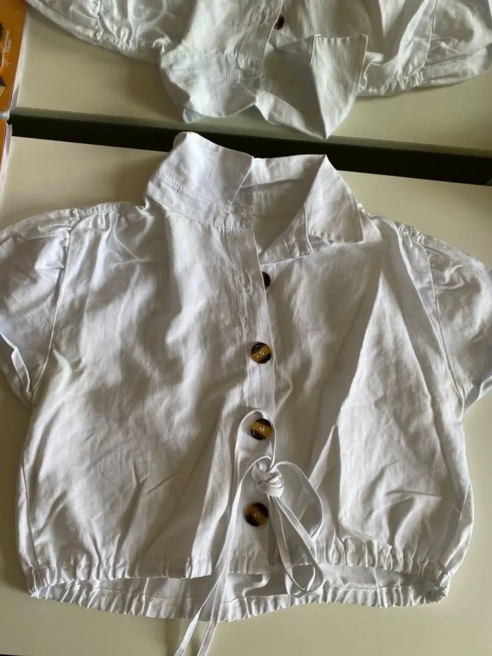 Blusinha cropped amarração  - Foto 2