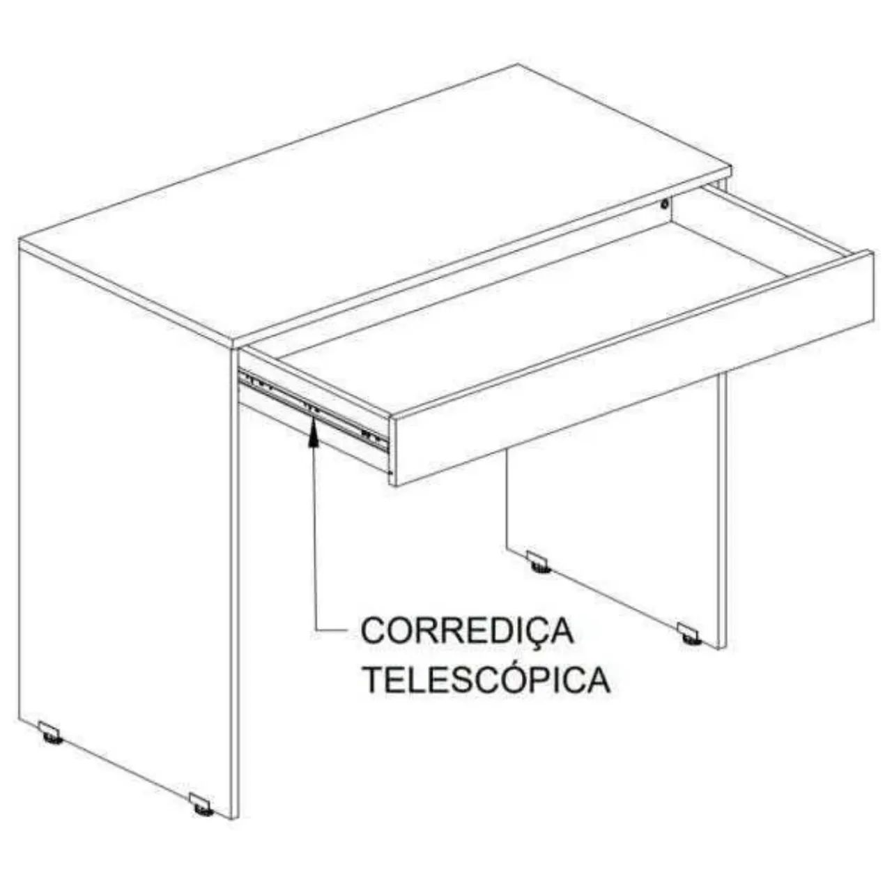 Escrivaninha / Mesa estudo / escritório/ mesa. - Foto 2
