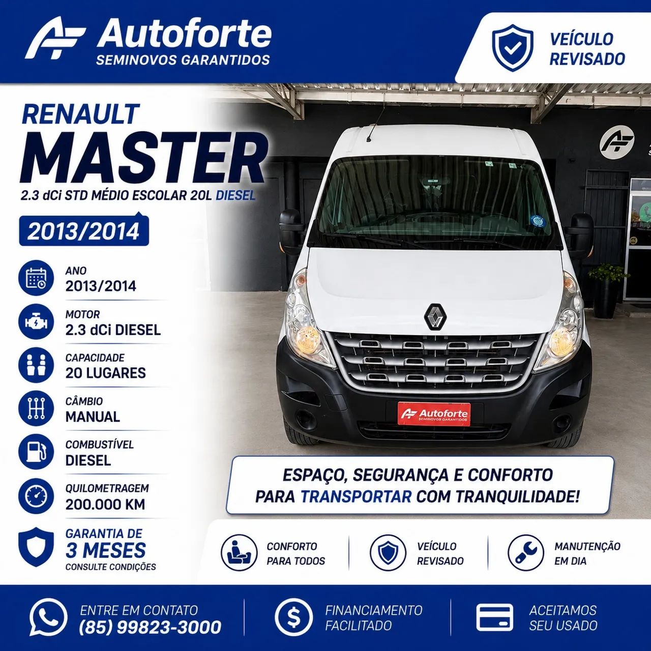Renault Master 2.3 DCI STD Medio Esco. 20L Dies. 2014