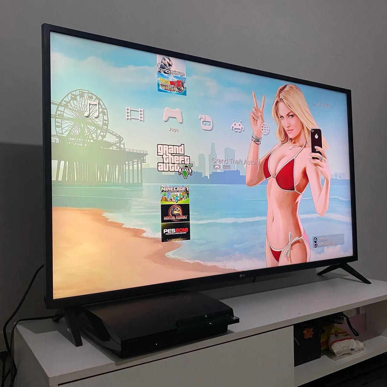 Ps3 com Jogos e Loja/Entrega Grátis  - Foto 4