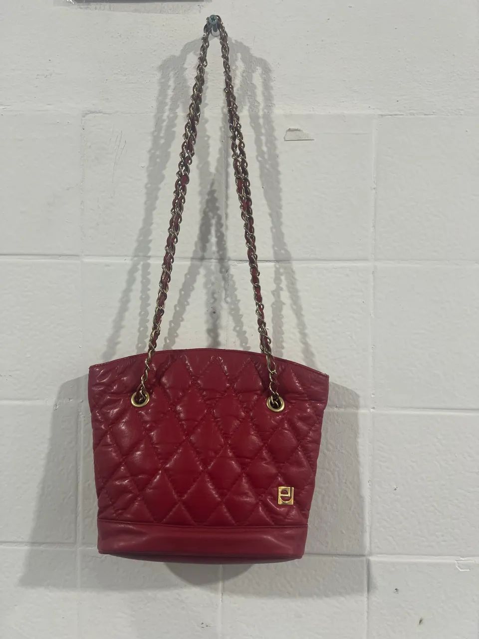 Bolsa de couro elle  et liu