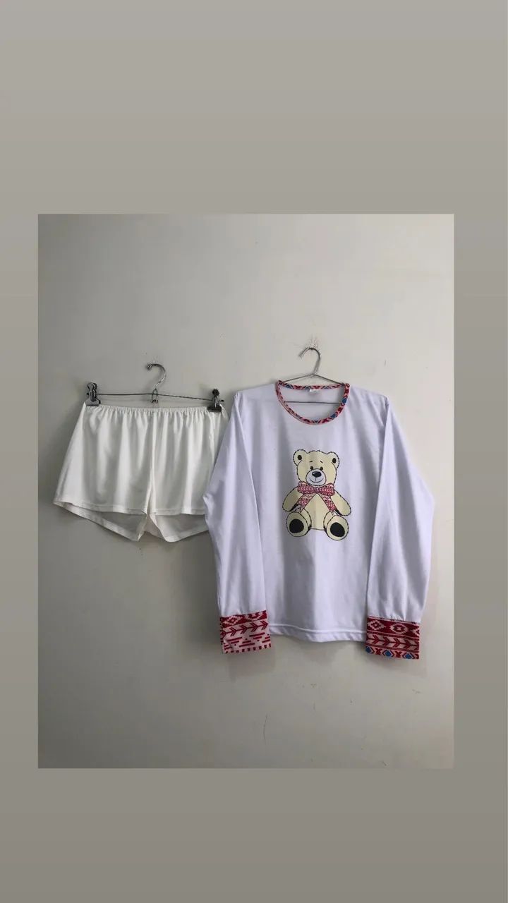 Pijama baby Doll tamanho M - Foto 3