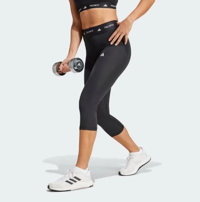 Calça Legging Adidas Capri TECHFIT Feminina