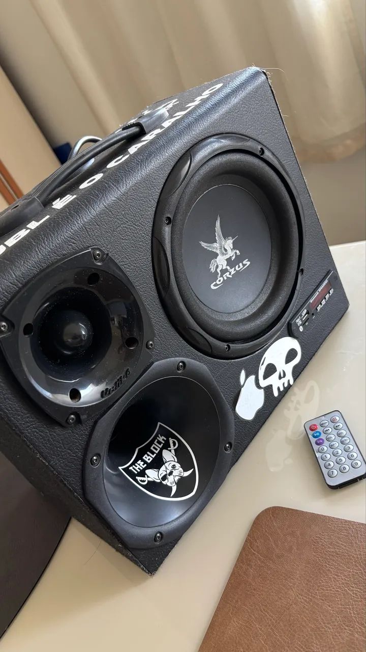 Caixa Amplificada 300w Bluetooth Sobwoofer