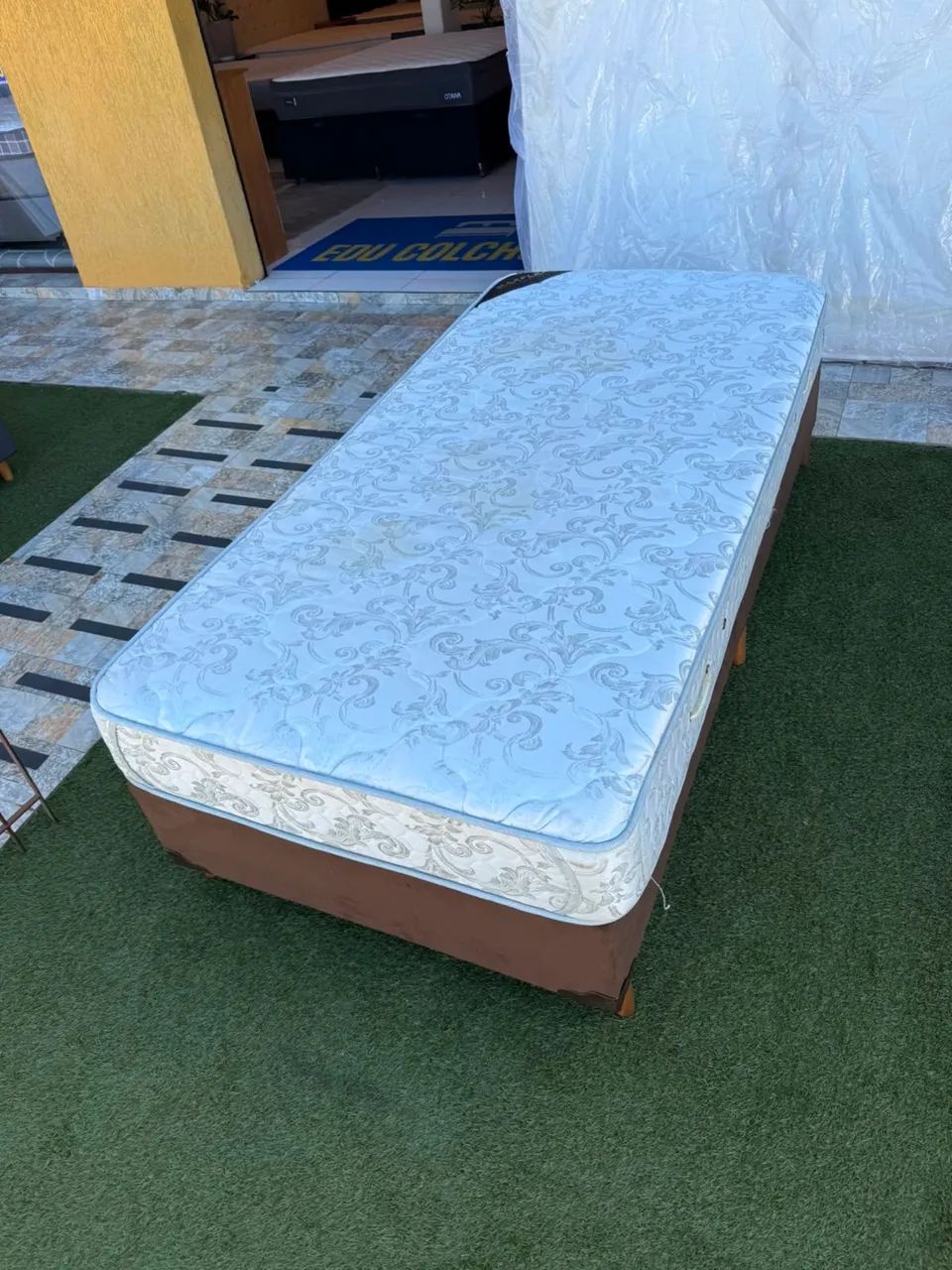 Cama Box Solteiro MAXFLEX USADO - ENTREGO - Foto 3