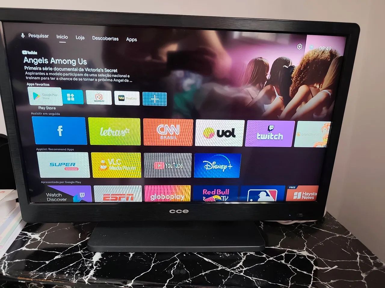 Tv CCE + G96 Android 24 polegadas 