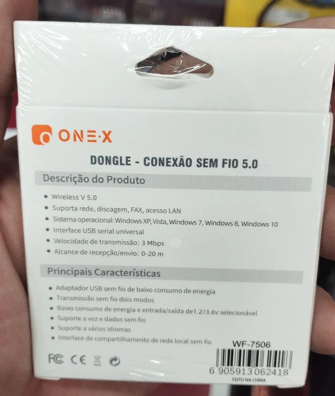 Adaptador Bluertooh USB 5.0 ONEX P/ computador/notebook - Foto 4